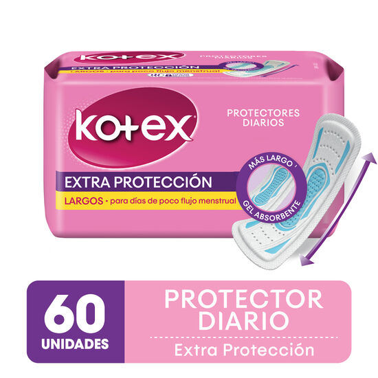 Protector Kotex Cuidado Diario Multiestilo X 60 Unidades